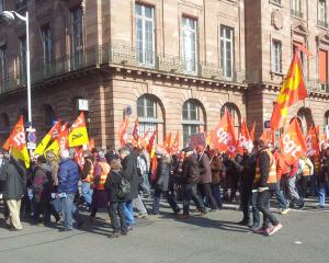 La CGT et FO dans la rue contre l'accord sur l'emploi