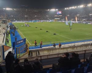 Les supporters de Strasbourg 