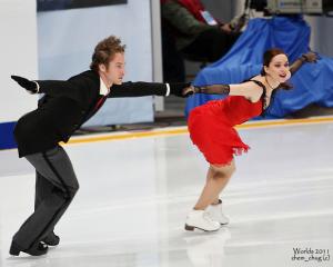 Péchalat et Bourzat terminent sur une 4e place en danse sur glace