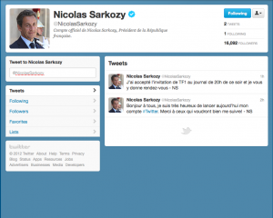 @NicolasSarkozy sur #Twitter