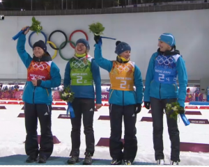 Au coeur de la crise, les biathlètes ukrainiennes se parent d'or !