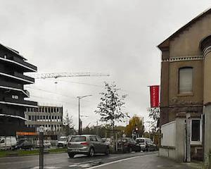 Les commerçants en berne au Port du Rhin